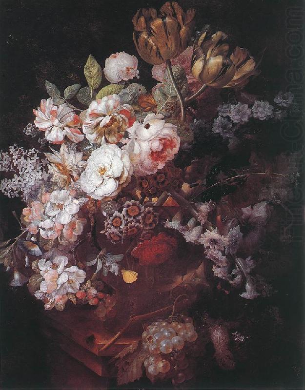 Vase of Flowers af, HUYSUM, Jan van